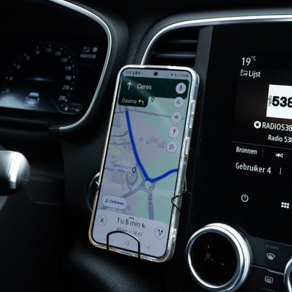 telefoonhouder voor in de auto met navigatie